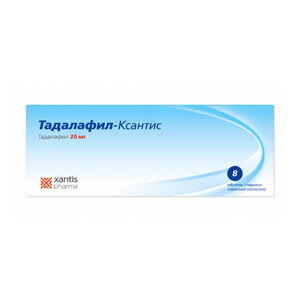 tadalafil 20mg 8 таблеток